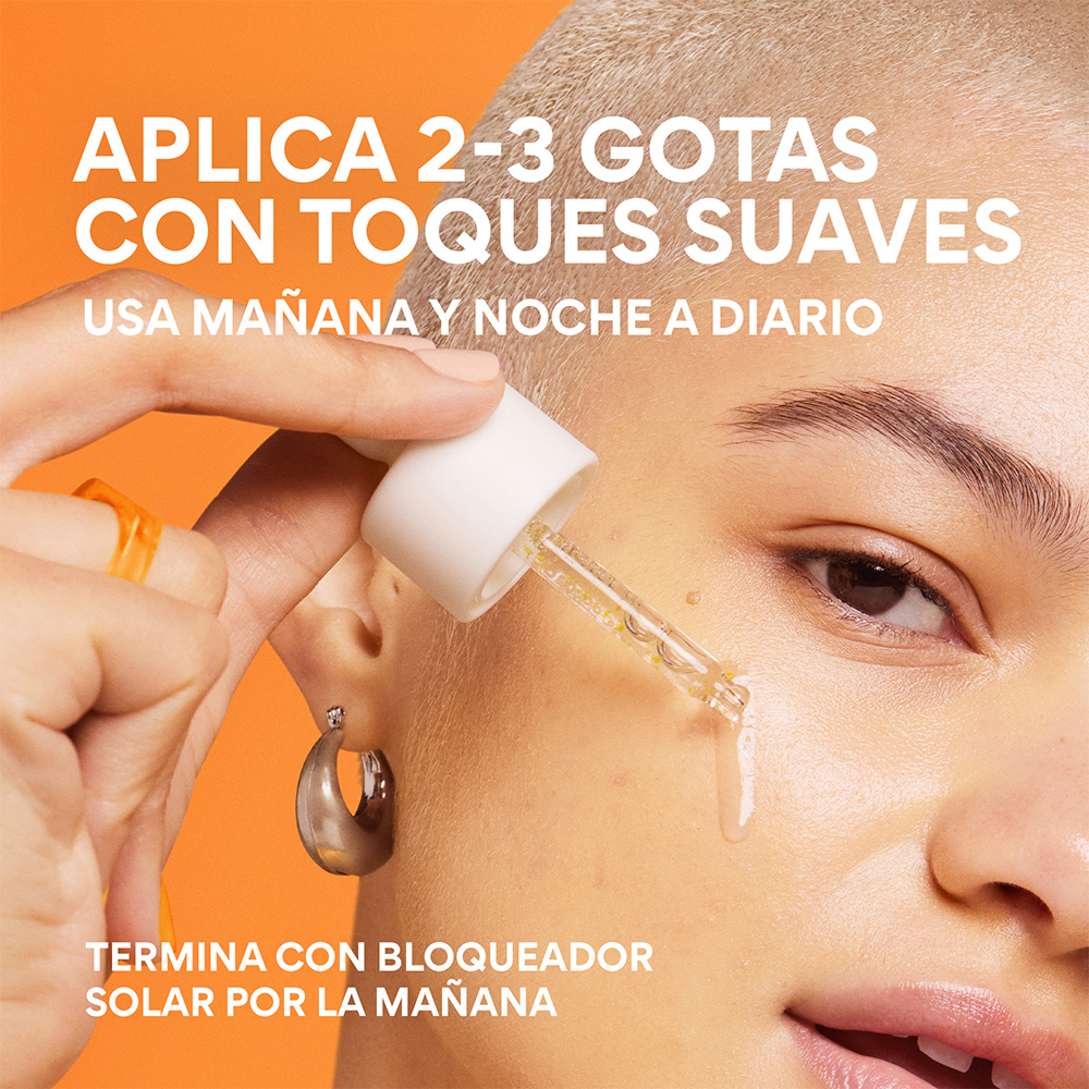 RAPID VITAMIN C BRIGHTENING SERUM FOR DARK SPOTS + POST-BREAKOUT MARKS (S&Eacute;RUM DE VITAMINA C)